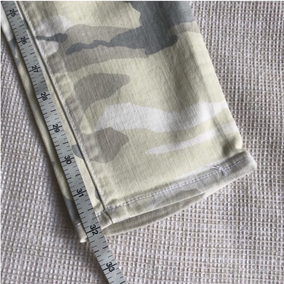 Never worn Elizabeth & James Textile skinny jeans pants white grey tan camo 28 - Picture 7 of 13